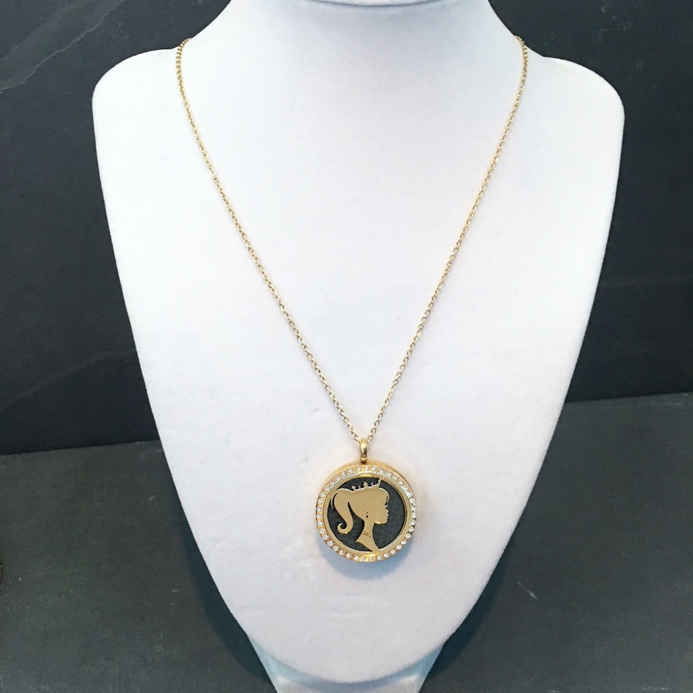 Princess Fairy Tale Aromatherapy Gold Necklace